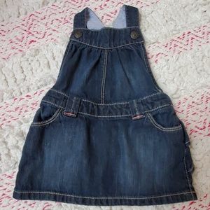 Old Navy denim overall dress